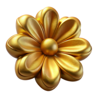 wonderful modern Single Golden Valley Flower Isolated Element Close Up professional png
