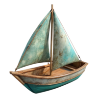 impressive vintage Skybound Sailboat Cutout Isolated on Transparent Background png