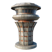impressive minimalist Skybound Tower Isolated Modern Architecture White Background exclusive png