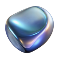 serene artistic Smooth Glass Distortion Reflection Isolated Element detailed png
