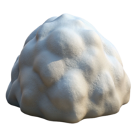 elegant artistic Snowdrift Texture Isolated Close Up View high resolution png