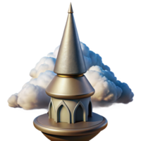 stunning rustic Soaring Spire Cutout Detailed Stone Texture Isolated premium png