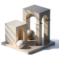 dramatic abstract Soft Architectural Shadows Transparent Background genuine png