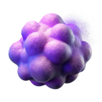 beautiful vintage Soft Purple Particle Cloud with Transparent Background authentic png