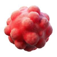 stunning abstract Soft Red Particle Mist with Transparent Background detailed png