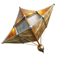 stunning artistic Solar Sail Transparent Background with Realistic Lighting premium png
