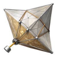 serene artistic Solar Sail Propelled Spacecraft Isolated Graphic authentic png