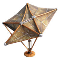 stunning rustic Solar Sail with Visible Support Structure Cutout premium png