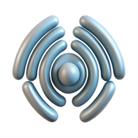 wonderful modern Soundwave Interference Pattern Isolated Graphic detailed png