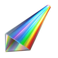 elegant minimalist Spectral Light Beams Transparent Background Isolated high resolution png