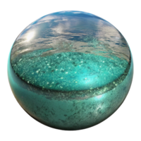 serene creative Sparkling Lagoon Reflection Transparent Background high quality png