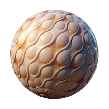 impresionante rústico esfera modelo diseño transparente antecedentes con suave oscuridad alto resolución png