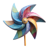 serene abstract Spinning Pinwheel Cutout Colorful Pattern Isolated authentic png
