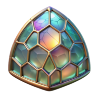 elegant abstract Stained Glass Abstract Texture Cutout Element high resolution png