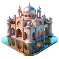 magnificent vintage Surreal Architecture Reflection Transparent Background png