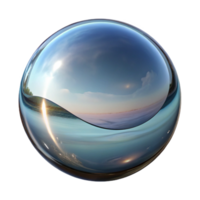 stunning abstract Surreal Reflection in Convex Glass Isolated genuine png