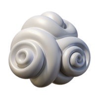 stunning classic Swirling Wind Cloud Isolated on Transparent Background png