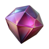 impressive classic Synthetic Gemstone Cutout Faceted Cut Isolated Element premium png