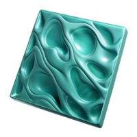 magnificent classic Teal Translucent Ripple Distorting Glass Pane Cutout high quality png