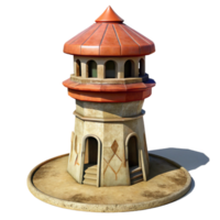 extraordinary abstract Terraform Tower Cutout Isolated on Transparent Background authentic png