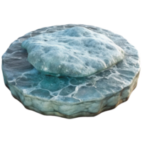 elegant minimalist Thin Ice Frozen Lake Transparent authentic png