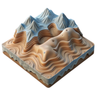 magnificent modern Topographic Terrain Visualization Transparent Background Data Driven high resolution png