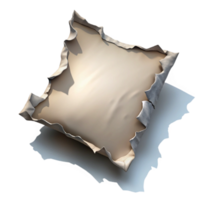 beautiful contemporary Torn Paper Edge Isolated White Background with Shadow exclusive png