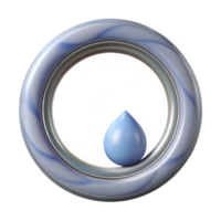 beautiful abstract Transparent Circular Frame with Drop Shadow Transparent Background exclusive png