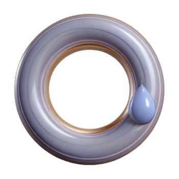 elegant modern transparent cirkulär ram med släppa skugga transparent bakgrund hög upplösning png