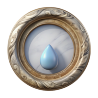 vibrant abstract Transparent Circular Frame with Drop Shadow Transparent Background original png