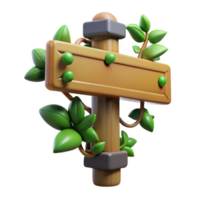 stunning artistic Urban Jungle Street Sign with Vines Isolated Element high resolution png