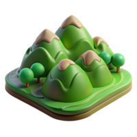 impressive vintage Verdant Hills Transparent Background Terra Verde Terrain Cutout authentic png