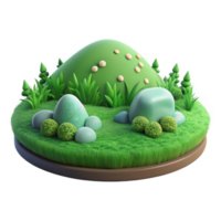 wonderful traditional Verdant Meadow Cutout Lush Terra Verde Terrain Soft Light authentic png