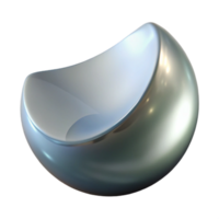wonderful creative Warped Reflection Minimalist Style Cutout premium png