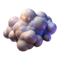 serene vintage Whirling Nebula Clouds Isolated with Subtle Hues authentic png