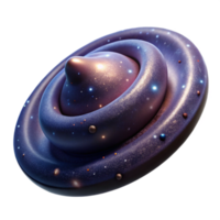 stunning rustic Whirling Starfield Isolated on Transparent Background with Dark Matter authentic png