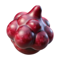 serene abstract Wine Red Vapor Form Isolated Element detailed png