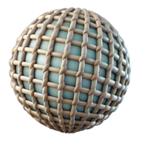 impressive abstract Woven Netting Transparent Background Subtle Hues professional png