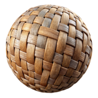 elegant rustic Woven Material Cutout with Rough Texture authentic png