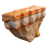 stunning modern Zephyr Zone Cliff Face with Detailed Textures Isolated genuine png