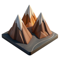vibrant modern Zephyr Zone Mountain Pass Transparent Isolated high resolution png