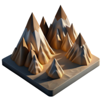beautiful creative Zephyr Zone Mountain Pass Transparent Isolated high resolution png