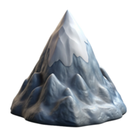 magnificent rustic Zephyr Zone Mountain Peak Cutout Isolated on Transparent Background authentic png