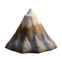 stunning classic Zephyr Zone Mountain Peak Cutout Isolated on Transparent Background genuine png