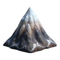 stunning minimalist Zephyr Zone Mountain Peak Cutout Isolated on Transparent Background authentic png
