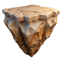 vibrant classic Zephyr Zone Mountain Peak Cutout Isolated on Transparent Background high resolution png