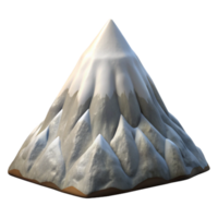 impressive rustic Zephyr Zone Summit Cutout Isolated Element Snowy Peak original png