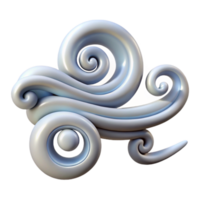 wonderful artistic Zephyr Zone Wind Patterns Isolated Illustration exclusive png