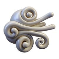 beautiful minimalist Zephyr Zone Wind Patterns Isolated Illustration authentic png