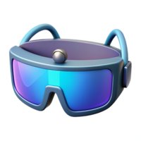 gorgeous melancholic baroque Futuristic glasses, augmented reality display, sleek design with Transparent Background sharp png